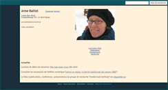 Desktop Screenshot of anne-baillot.eu